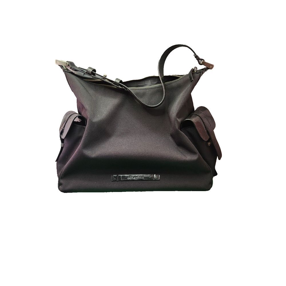 Calvin Klein black bag side pockets buckled strap‎         SKA10